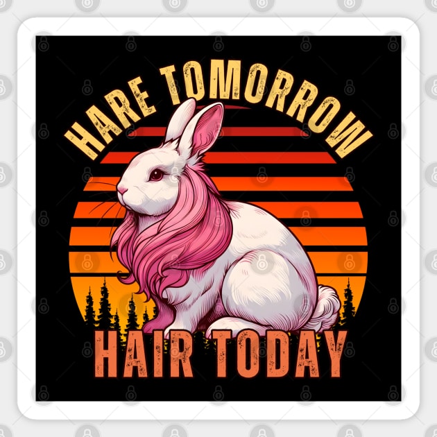 Hair stylist rabbit for barber Sticker by Japanese Fever